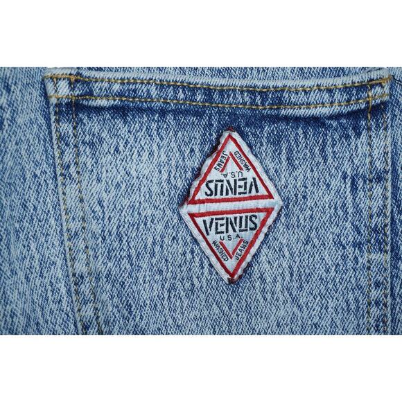 Vintage Venus USA High Waisted Acid Wash Jeans  Size 3 Crisscross Lace-Up Sides - Picture 6 of 6